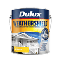 Dulux Weathershield 4L Black Gloss Exterior Paint UV Resistant Self Priming