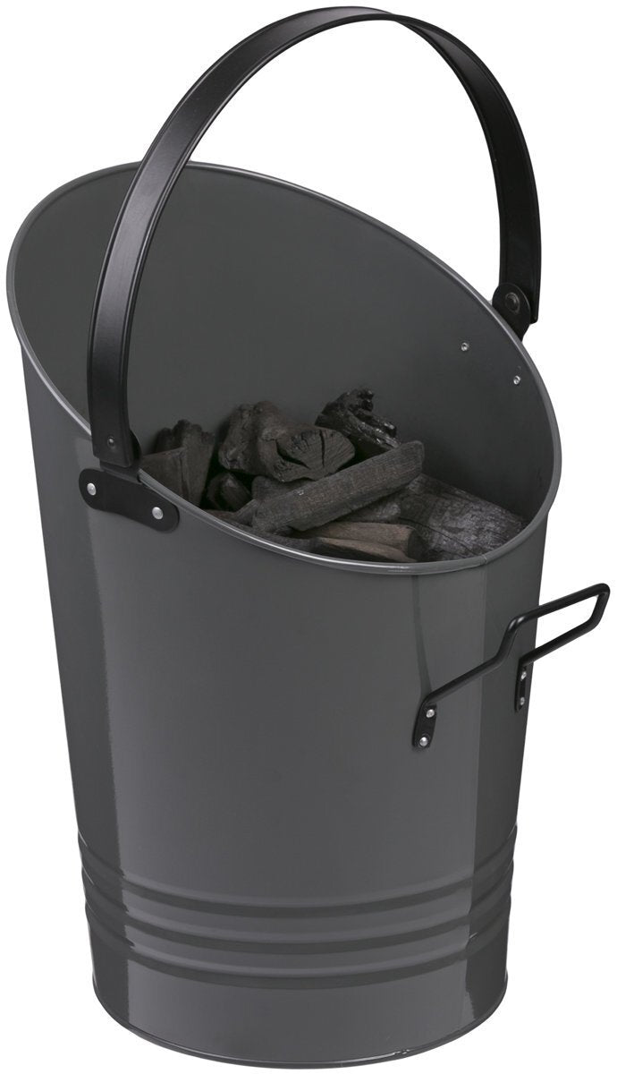 Everdure by Heston Blumenthal Coal Scuttle - Graphite Finish - Holds Up to 10kg Lump Charcoal - HBCSCUTTLE