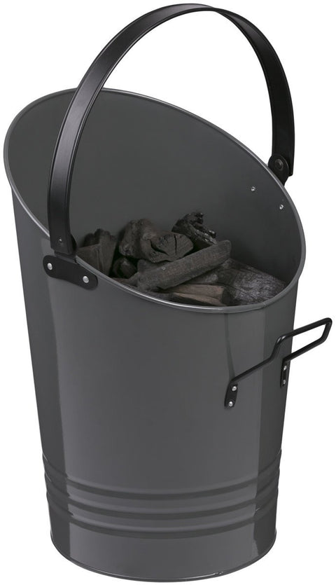Everdure by Heston Blumenthal Coal Scuttle - Graphite Finish - Holds Up to 10kg Lump Charcoal - HBCSCUTTLE