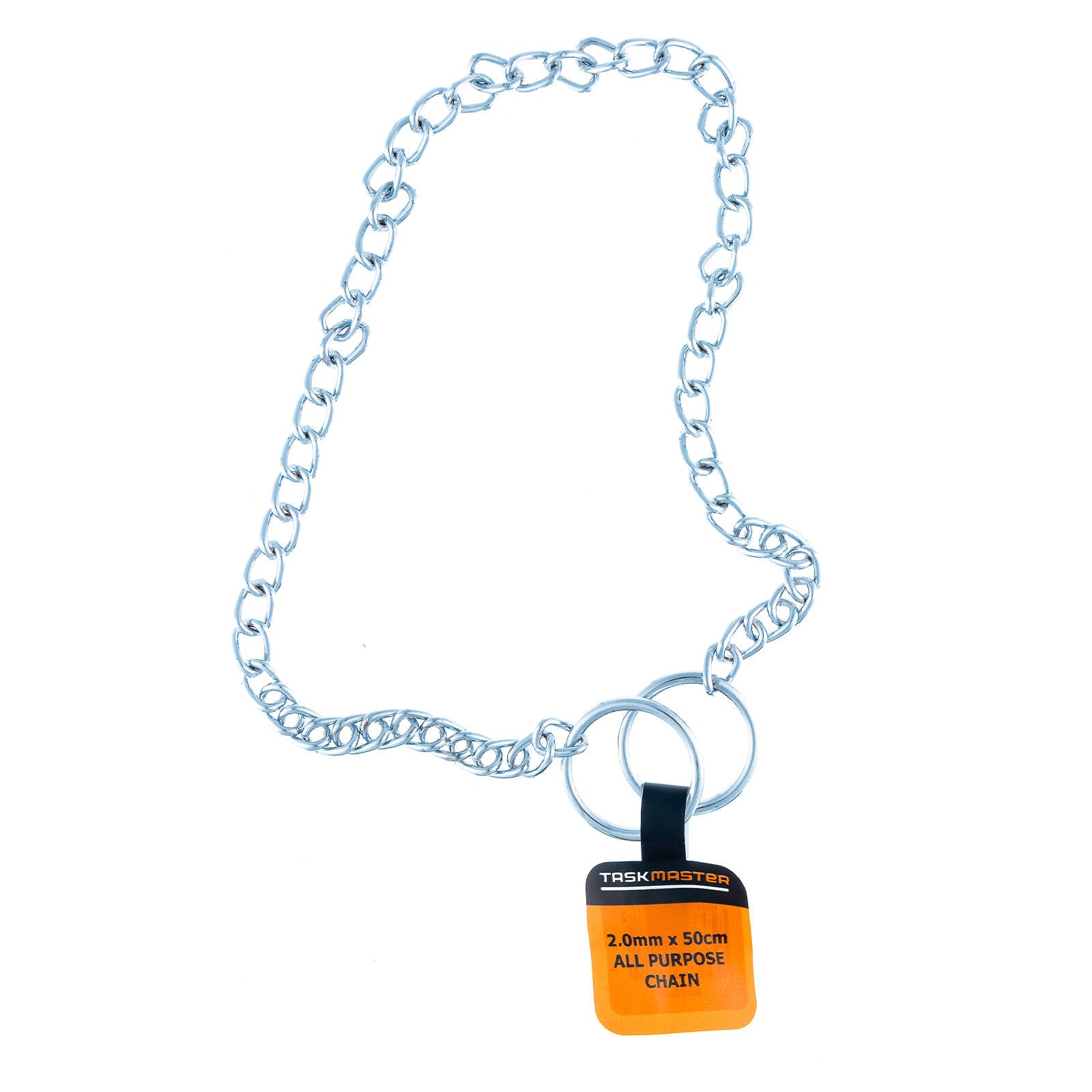 Taskmaster 2mm x 50cm All Purpose Chain, Adjustable Utility Chain
