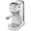 DeLonghi Dedica Duo Cold Brew Coffee Machine - 15 Bar Pump, Slim Full Metal Design, White - EC890WI