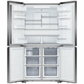 Fisher & Paykel Series 7 538L Quad Door Fridge - Matte Black Glass - Water Dispenser - RF605QZUVB1