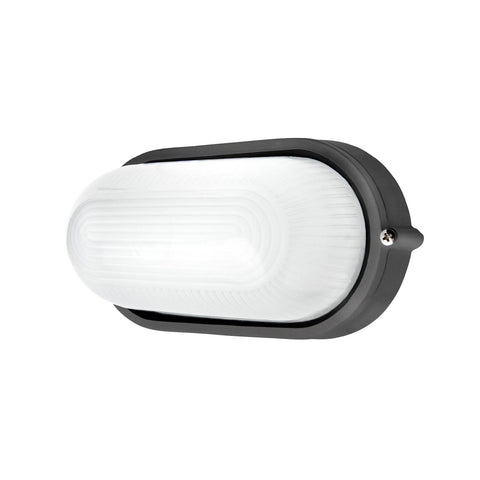 Brilliant Lighting Davis 9W LED Black Bunker Light Outdoor Hardwired 19820/06