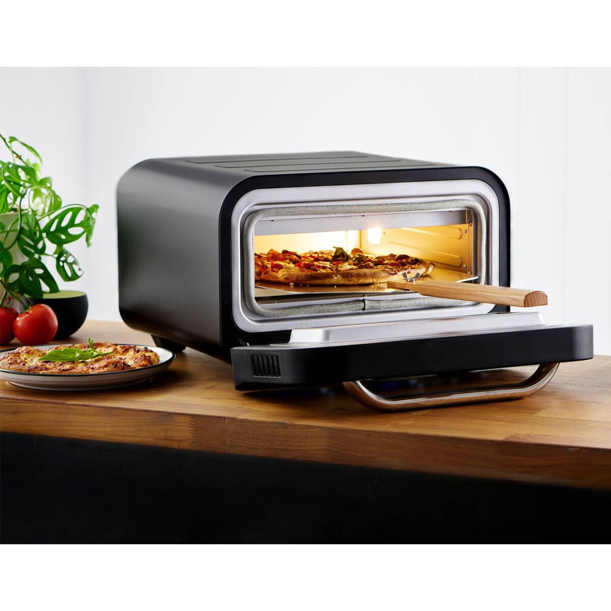 Durapres Slice Master pizza oven - 450°C max, six pizza presets, stone and peel included - DPDPZ800
