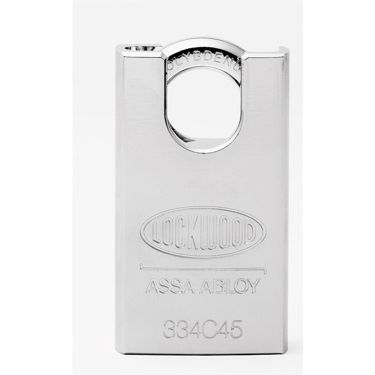 Lockwood High Security 334 Padlock 19mm Shrouded Steel Case Durable - SuperSaverAU - view 1