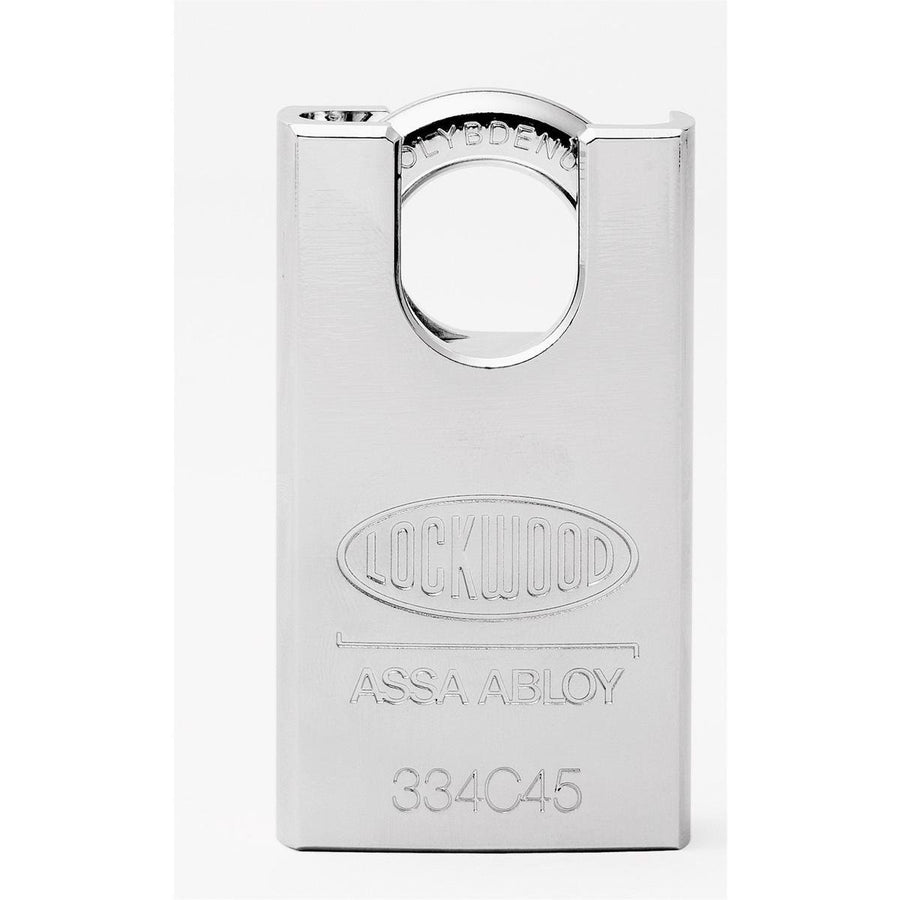 Lockwood High Security 334 Padlock 19mm Shrouded Steel Case Durable - SuperSaverAU - view 1