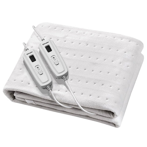 Dimplex Double Fitted Electric Blanket - Machine Washable, Three Heat Settings, Eight Hour Timer - DHDEPD