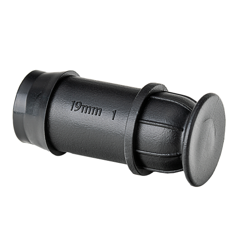 K Rain 19mm End Plug 10 Pack - Black - UV Stabilised Polypropylene - SuperSaverAU - view 1