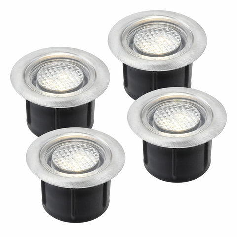 Brilliant Lennox Warm White LED Deck Light Add-On Kit 4 Pack 20943/16
