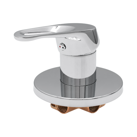 Estilo 40mm Chrome Allana Lever Shower Mixer - Brass