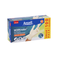 Vileda Ansell Workmates Latex Disposable Gloves 100pk Medium Large - Powder-Free - Hygienic Protection - Soft Natural Rubber Latex - SuperSaverAU - view 1