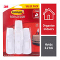 Command Large Hooks - 32mm x 96mm - Plastic - Damage-Free - 4 Pack - SuperSaverAU - view 2