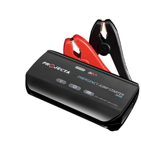 Projecta 12V 900A Lithium Jumpstarter JS900 in Black with LED Light and USB Power Bank