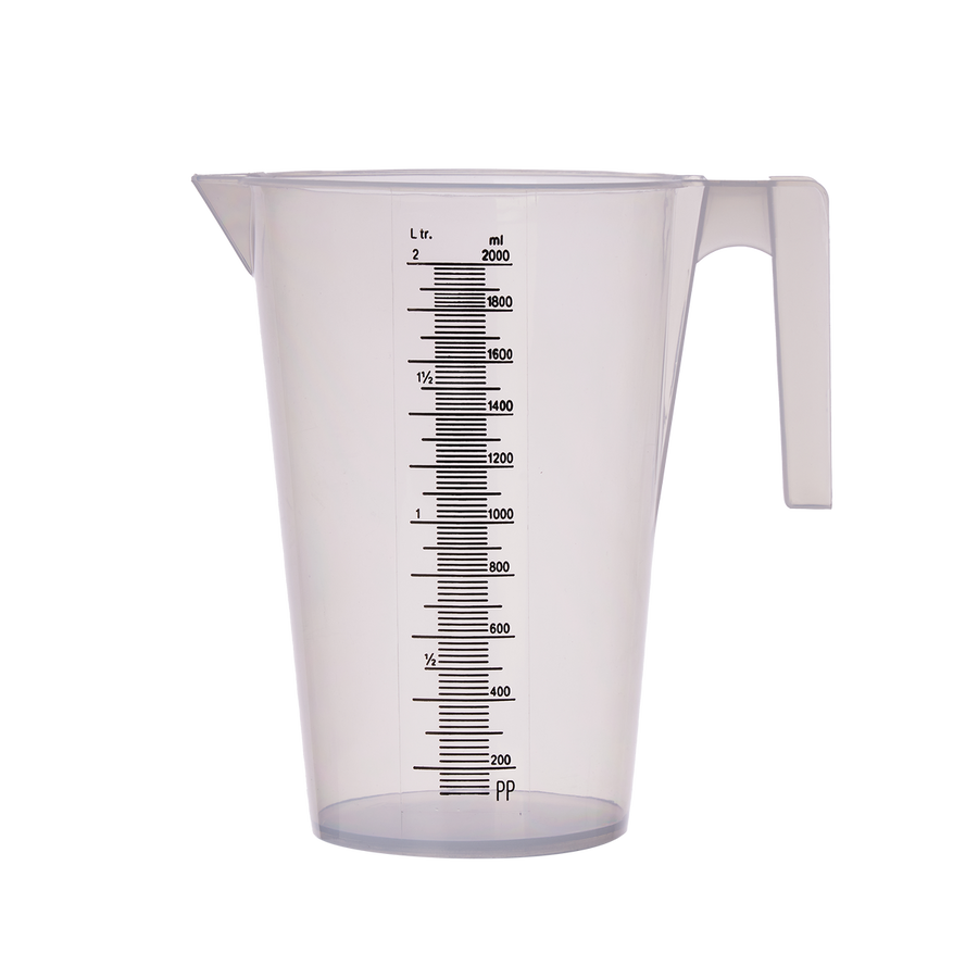 Garden Basics 2L Measuring Jug - High-Grade Plastic - Lightweight - Easy Pouring - SuperSaverAU - view 1
