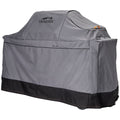 Traeger Ironwood XL Full Length BBQ Cover - All-Weather, Zippered Panel, Grey - BAC691