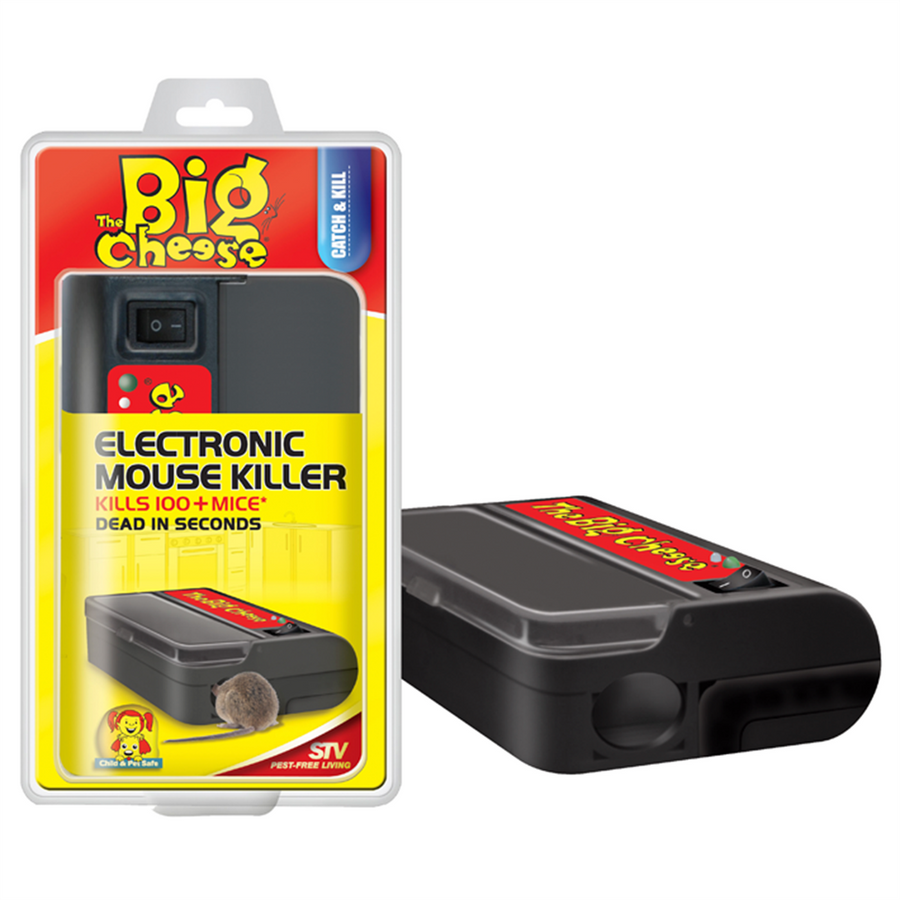 The Big Cheese Electronic Mouse Killer - Plastic - 120mm - Humane Solution - SuperSaverAU - view 1