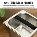 2.4L Stainless Steel Coffee Knock Box Espresso Grounds Bin with Anti Slip Bar - view 5
