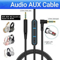 2.5 mm to 3.5 mm Audio Cable with Mic and Remote for Bose QC25 and QC35 Headphones