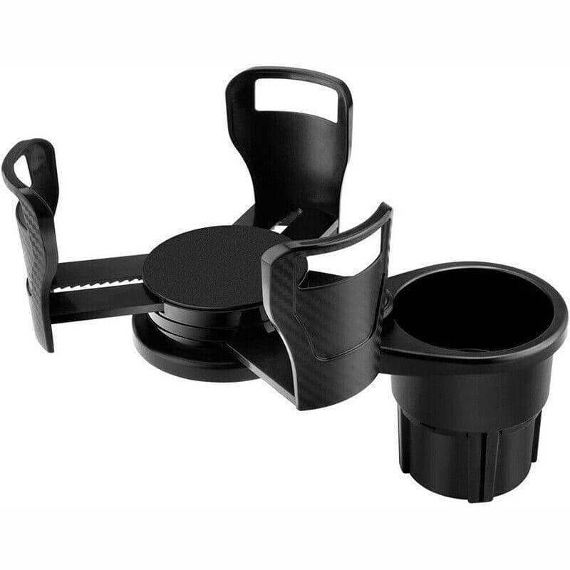 2-In-1 Car Cup Holder Expander with 360 Degree Rotating Base for Most Cars - view 2