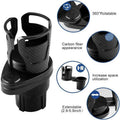 2-In-1 Car Cup Holder Expander with 360 Degree Rotating Base for Most Cars - view 4