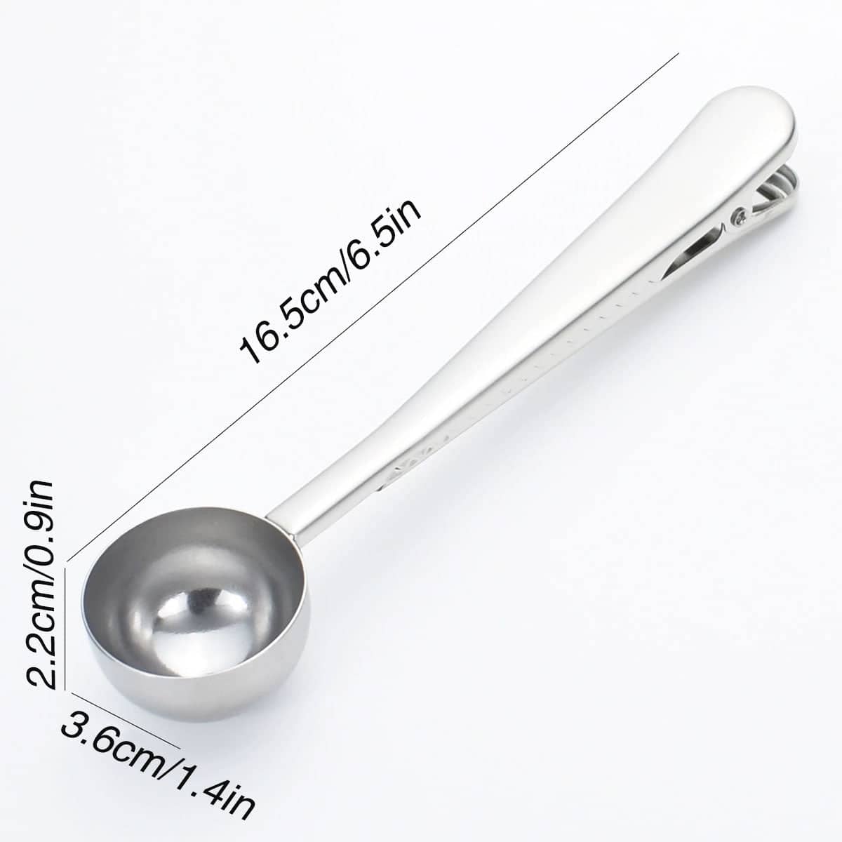 2-In-1 Coffee Spoon with Bag Clip, 3 Pack - view 3