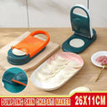 2 in 1 Dumpling Press and Wrapper Maker, 26 x 11 cm - Orange and Green - view 2