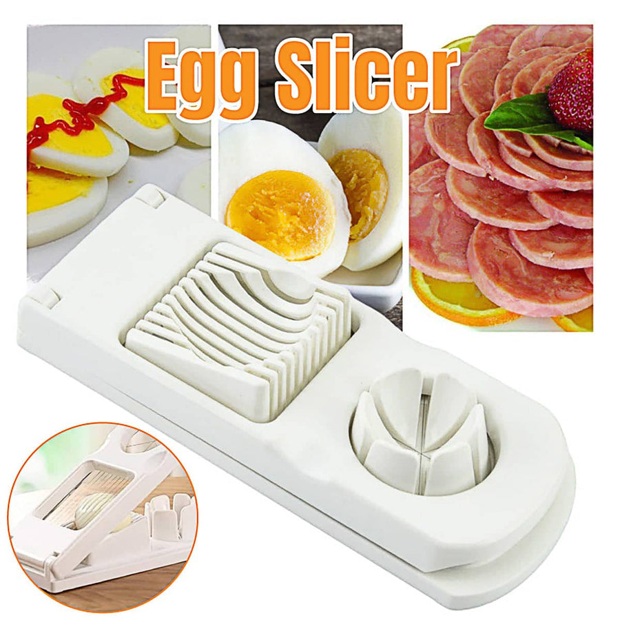 2-In-1 Egg Slicer and Section Cutter for Eggs, Mushrooms and Tomatoes