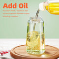 2-In-1 Glass Oil Sprayer and Pourer Bottle, 470 ml - Beige - view 5