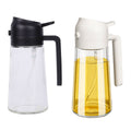 2-In-1 Glass Oil Sprayer and Pourer Bottle, 470 ml - Black - view 3