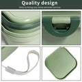 2-In-1 Outdoor Portable Pet Food and Water Bowl for Travel - Khaki - view 5