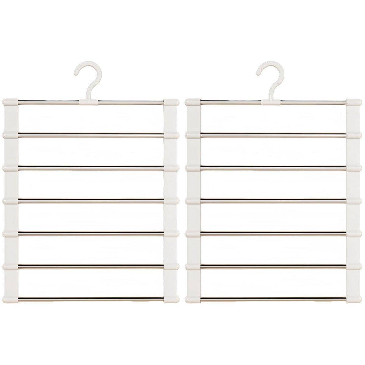 2 Pack Multifunctional Folding Trouser Racks - 49 x 37 cm - view 2