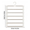 2 Pack Multifunctional Folding Trouser Racks - 49 x 37 cm - view 3