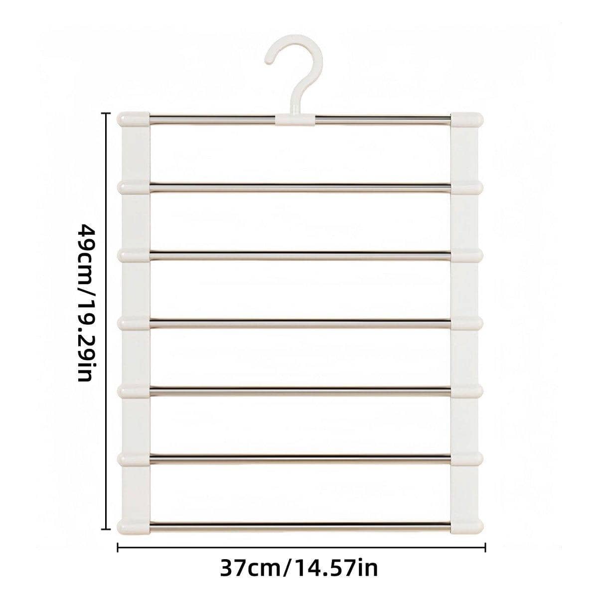 2 Pack Multifunctional Folding Trouser Racks - 49 x 37 cm - view 3