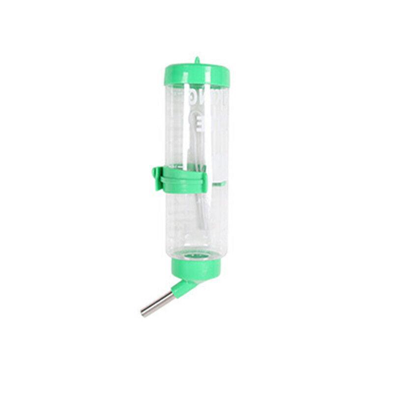 2 Pack Pet Water Bottle 250ml for Guinea Pigs, Rabbits and Hamsters - Green