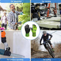 2 Pairs Nitrile Coated Garden Work Gloves Breathable Oil Resistant Non Slip - Size L - view 5