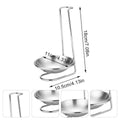 2 Piece Portable Stainless Steel Soup Spoon Stand Kitchen Utensil Colander Rack - view 3