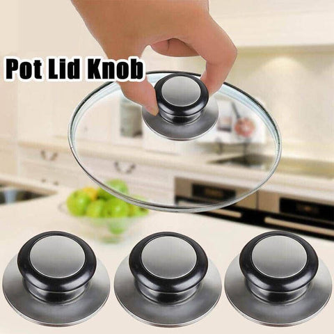 2 Piece Replacement Pot Lid Knob Handle Set for Pans and Saucepans