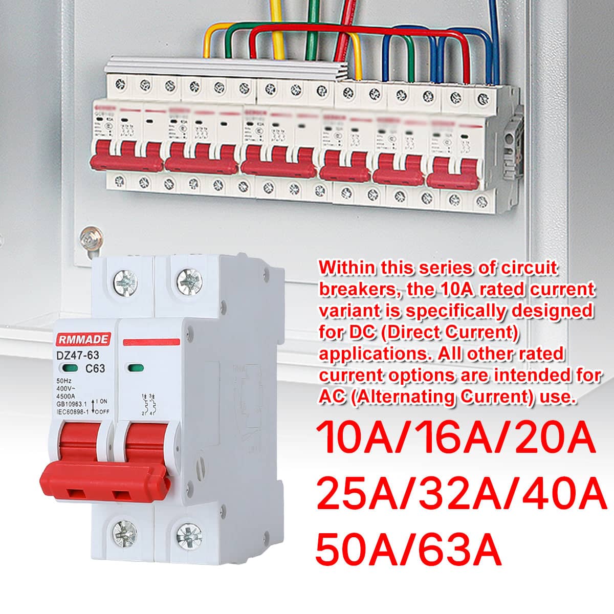 2 Pole Miniature Circuit Breaker - 32A - view 4