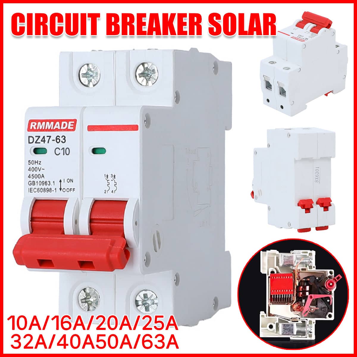 2 Pole Miniature Circuit Breaker - 40A - view 2