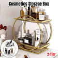 2-Tier Cosmetics Storage Rack - Silver - view 2