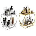 2-Tier Cosmetics Storage Rack - Silver - view 3