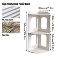 2 Tier Desktop Corner Shelf, Space Saving Storage Rack for Home and Office - view 3