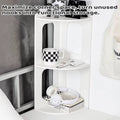2 Tier Desktop Corner Shelf, Space Saving Storage Rack for Home and Office - view 4