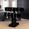 2-Tier Jewellery Display Stand for Bracelets, Necklaces and Watches - Black - view 4