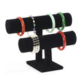 2-Tier Jewellery Display Stand for Bracelets, Necklaces and Watches - Black - view 5