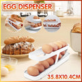 2-Tier Rolling Egg Dispenser for Fridge Storage