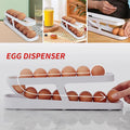 2-Tier Rolling Egg Dispenser for Fridge Storage - view 5