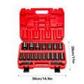20 Piece Metric Impact Socket Set, Half Inch Drive for Automotive Repairs - view 3