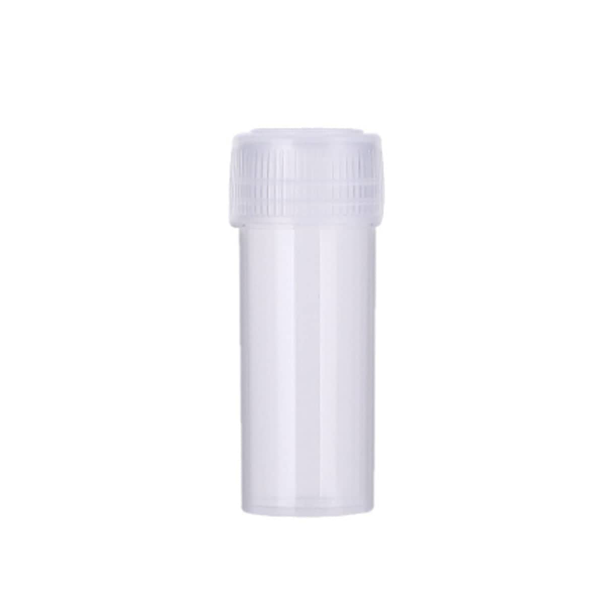 200 Clear Plastic Storage Bottles with Lids for Pills, Beads and Small Items - view 2