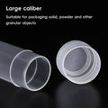 200 Clear Plastic Storage Bottles with Lids for Pills, Beads and Small Items - view 4